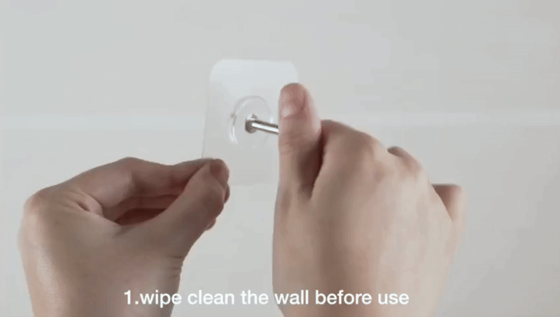 Heavy Duty Waterproof Adhesive Wall Hook - 10 Qty
