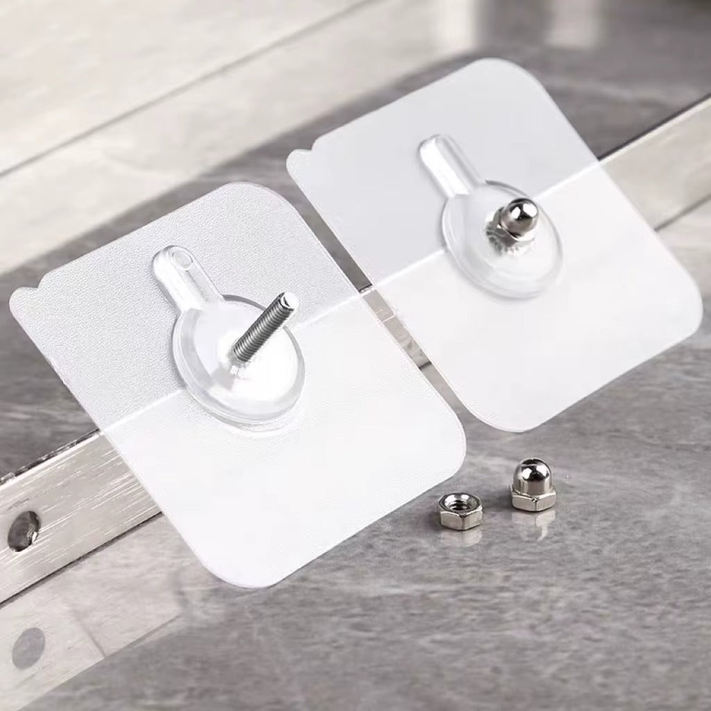 Heavy Duty Waterproof Adhesive Wall Hook - 10 Qty