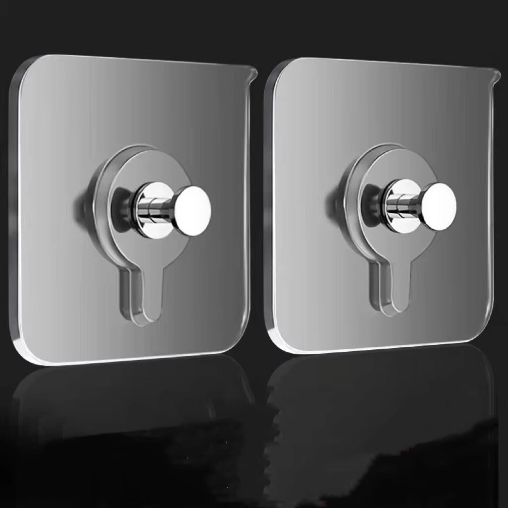 Heavy Duty Waterproof Adhesive Wall Hook - 10 Qty