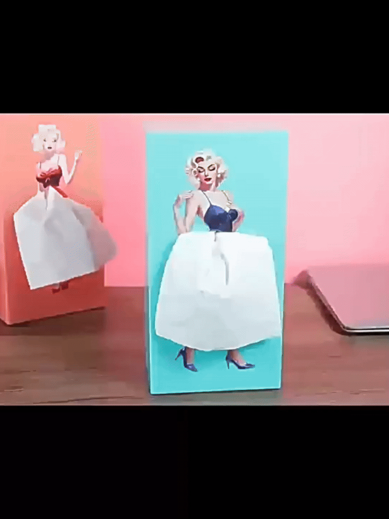 Innovative Plastic Tissue Dispenser Box (1 Pc)