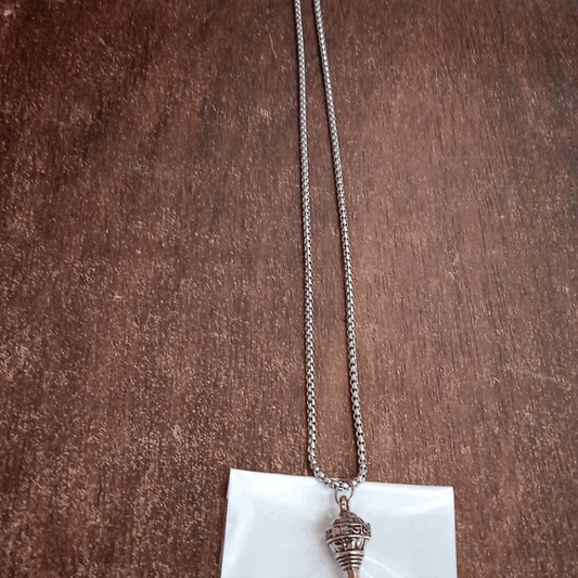 Hanuman Gada Pendant Silver Oxidized – Power & Protection